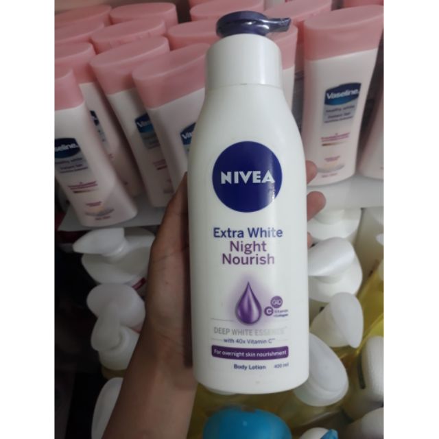 Dưỡng thể nivea ban đêm 400ml