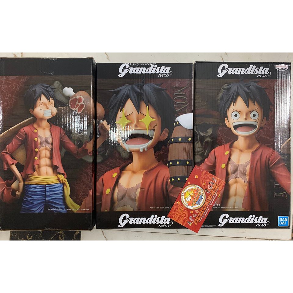 Mô hình One piece chính hãng - Luffy Grandista NERO