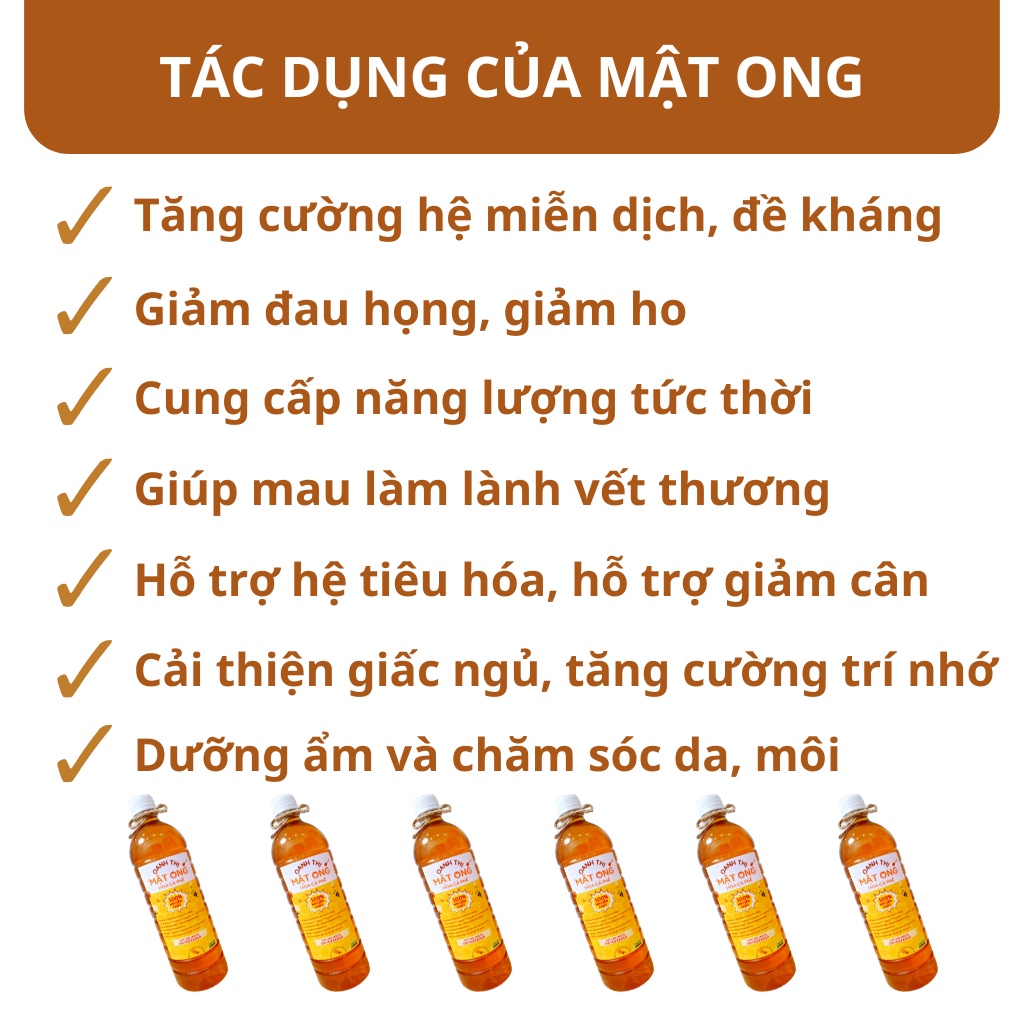 MẬT ONG HOA CÀ PHÊ nguyên chất 100% - ngọt nhẹ, vị thanh - OANH THỊ - Lâm Đồng - 1 LÍT