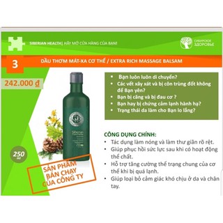 Tinh dầu masage balsam