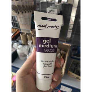 Dung Dịch Pha Màu Medium Acrylic Mont Marte Gloss/ Matt/ Retarder ( Tuýp 75ml ) - Dung Dịch Pha Màu