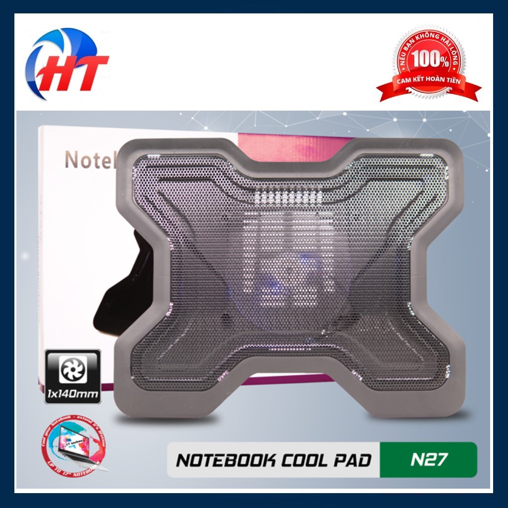 Đế Tản Nhiệt VSP Cooler N27 (1*Fan 14cm)