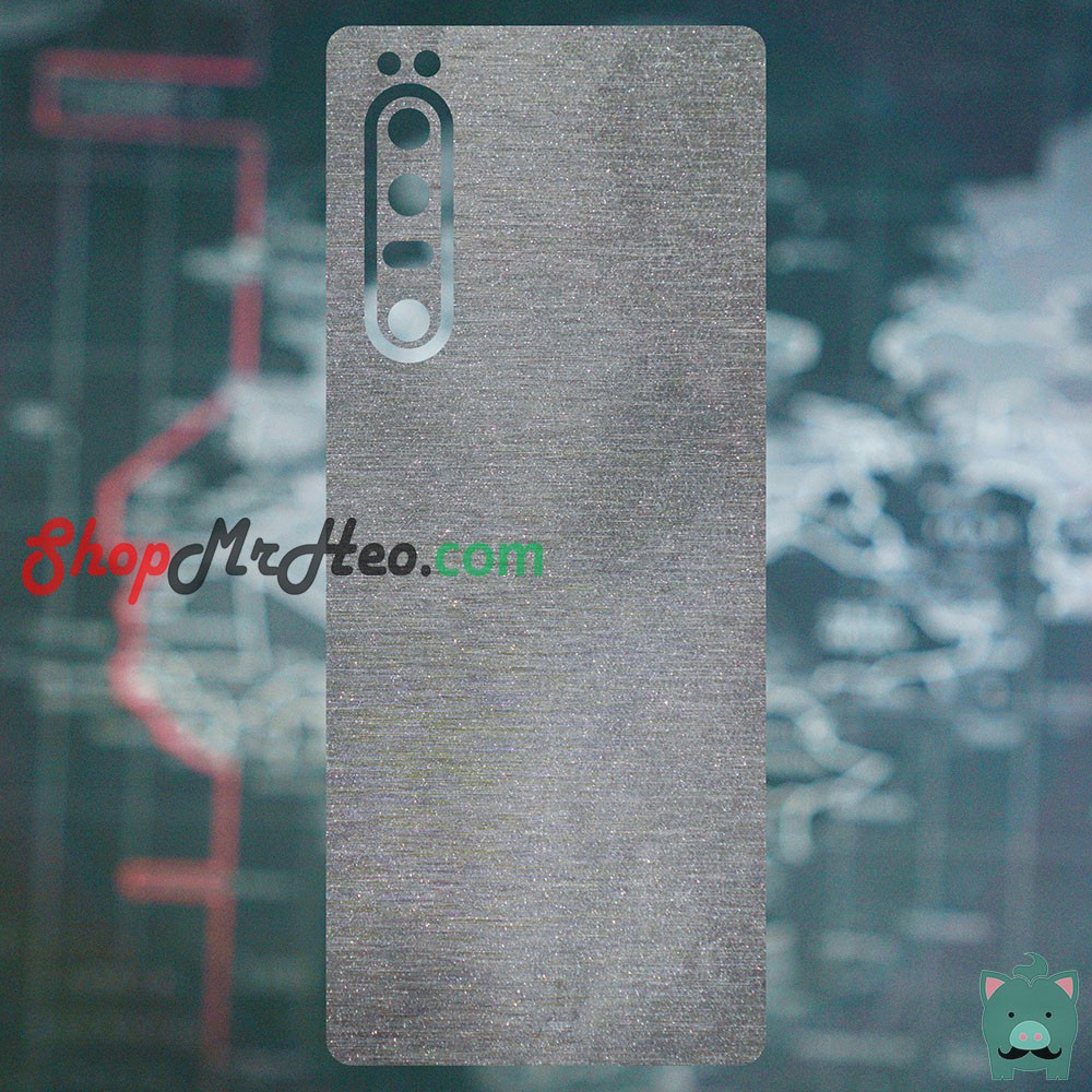 Skin Dán Mặt Sau Lưng Vân Nhôm Sony Xperia 1 ii - Sony 1 Mark 2