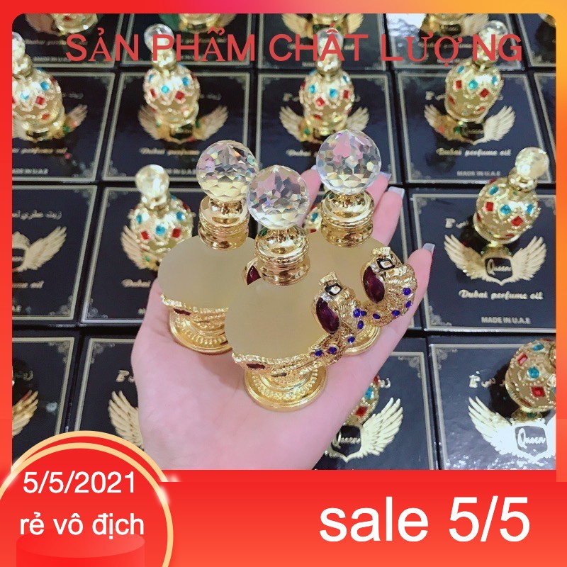 dubai [Giá Sỉ Tận Gốc] Tinh Dầu Nước Hoa DuBai Mẫu Công Nhỏ 15ml Chính Hãng