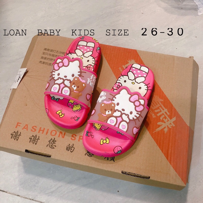 DÉP LÊ HELLO KITTY BÉ GÁI SIÊU MỀM ÊM SIZE 21-35