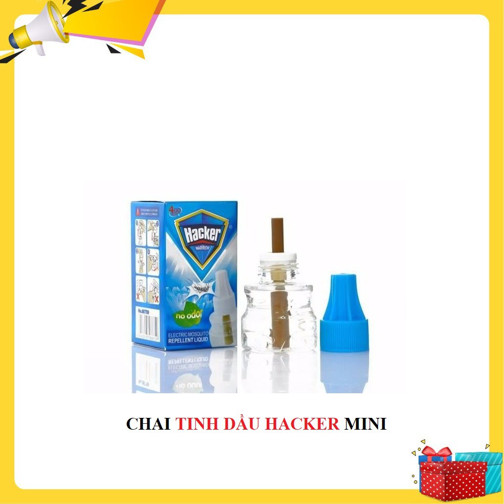 Lọ Tinh Dầu Đuổi Muỗi Hacker 45 ml (dung dịch)