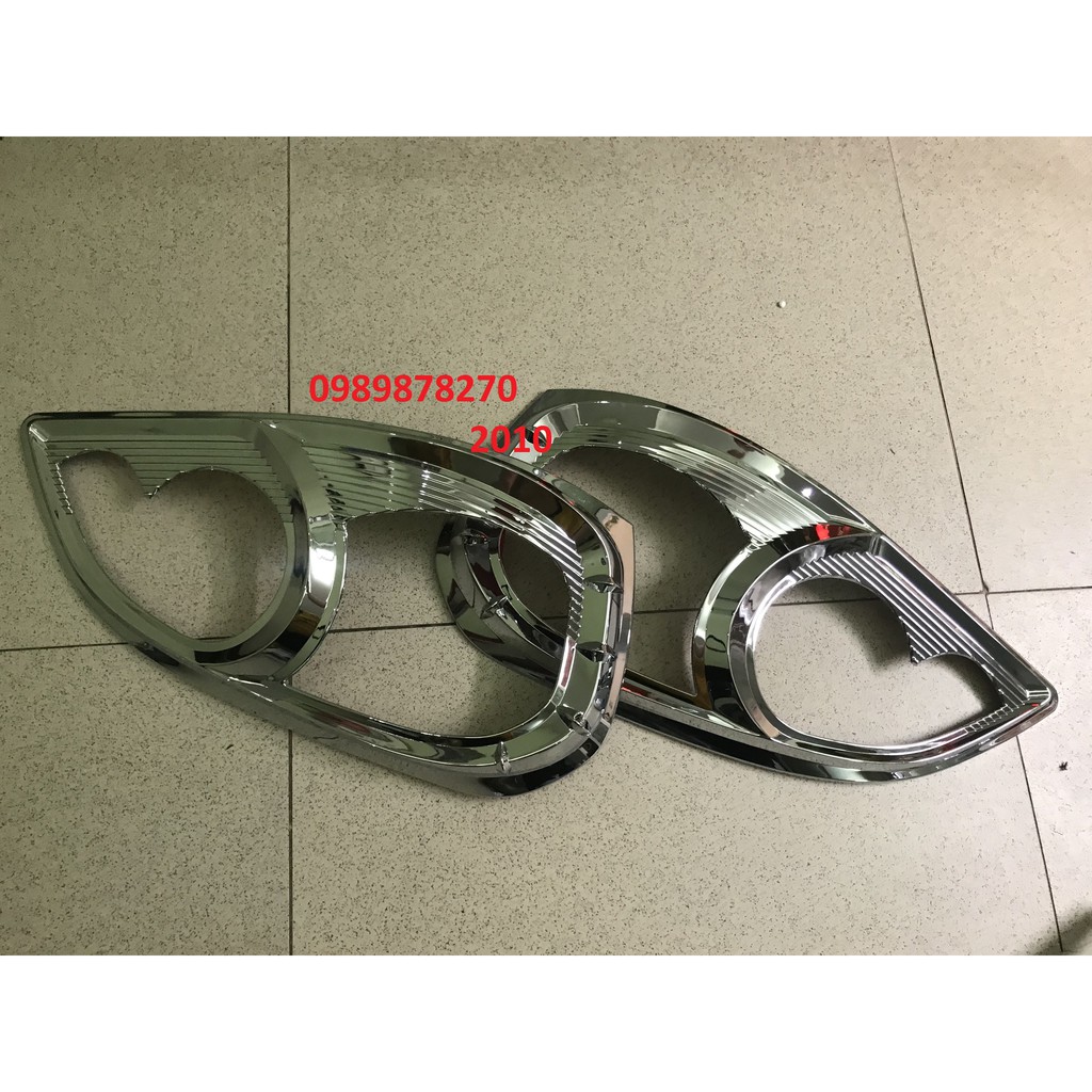 Bộ 2 Ốp viền đèn pha mạ Crom xe Lacetti 2004 đến 2009 bản Việt Nam