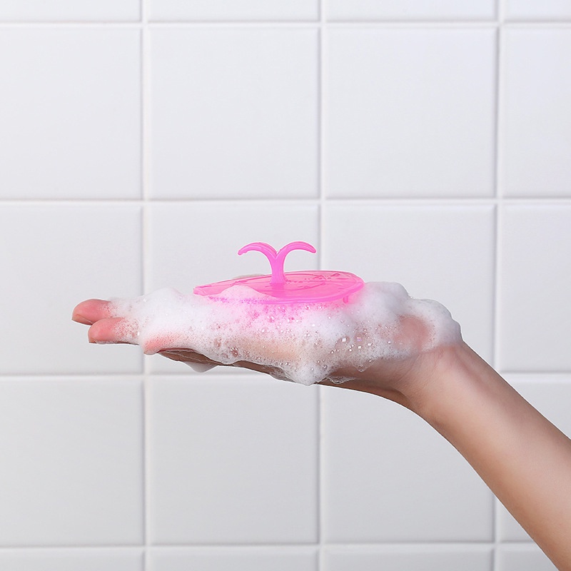 Bàn Chải Mát Xa Da Đầu Khi Tắm Mềm Mại Tiện Dụng