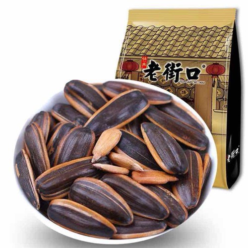 hướng dương rang chín gói 500g tẩm vị caramel, mật ong, hạt chắc mẩy, thơm ngon đậm vị, ăn vặt thưởng trà - Lao Jie Kou