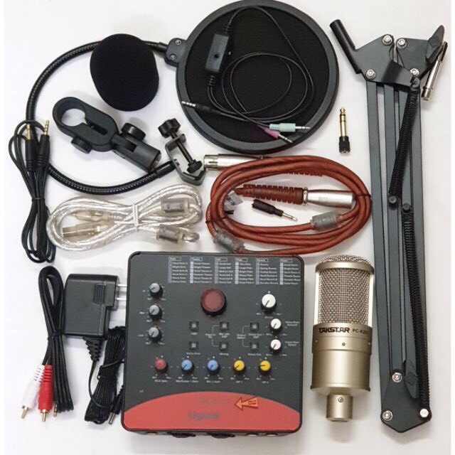 Tặng kèm tai nghe khi mua Combo Micro Takstar PC-K200 + ICON Upod Pro Sound Card – Bộ thu âm hát live chuyên nghiệp
