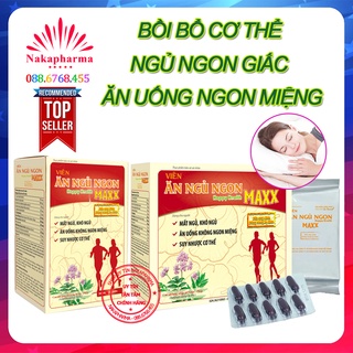 Viên Ăn Ngủ Ngon Happy Health Maxx – Giúp ăn uống ngon miệng, bồi bổ cơ thể, ngừa mất ngủ khó ngủ