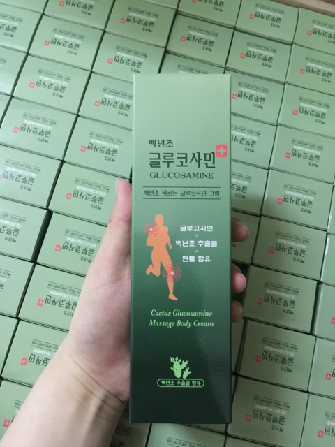 Dầu Lạnh Xoa Bóp Glucosamine Hàn Quốc Tuýp 150ml