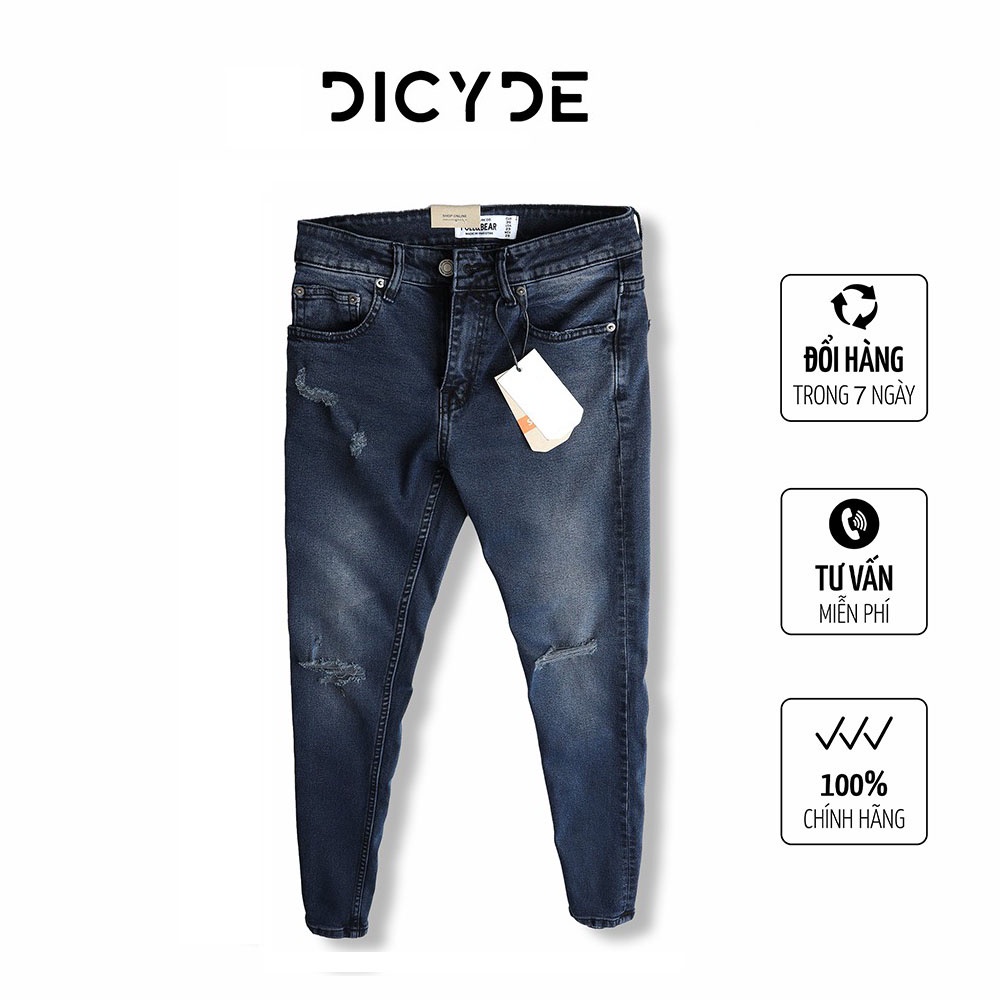 Quần Jeans bò nam rách gối kiểu dáng trẻ trung DICYDE AT.D.PB.03 cao cấp