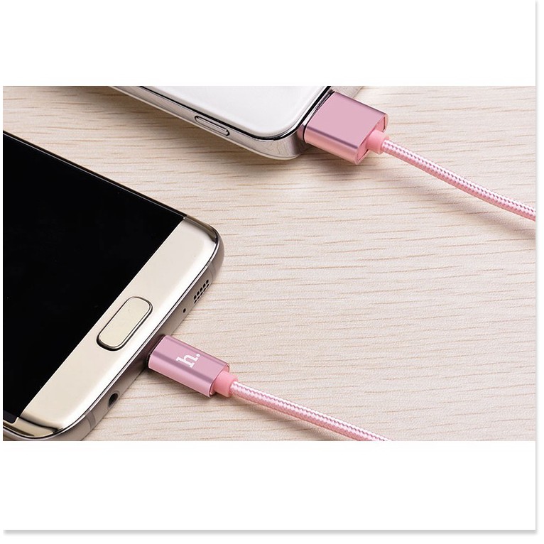 Cáp sạc bọc dù siêu bền Micro HOCO X2 hỗ trợ sạc và truyền dữ liệu tăng tốc độ sạc lên đến 30% dài 1m - MrPhukien