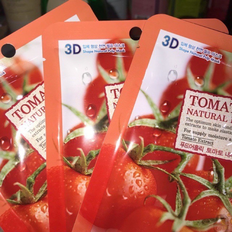 Mặt Nạ 3D Cà Chua Tomato Natural Essence Mask Foodaholic