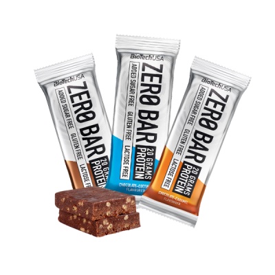 Thanh Protein Zero Bar BiotechUSA Hộp 20 Thanh