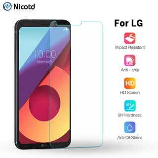 Kính cường lực cứng 9H chống nổ bảo vệ cho LG G8s ThinQ V20 G6 Q6 K4 V10 X POWER 2 3 V40 V30 G7 K10 K8 