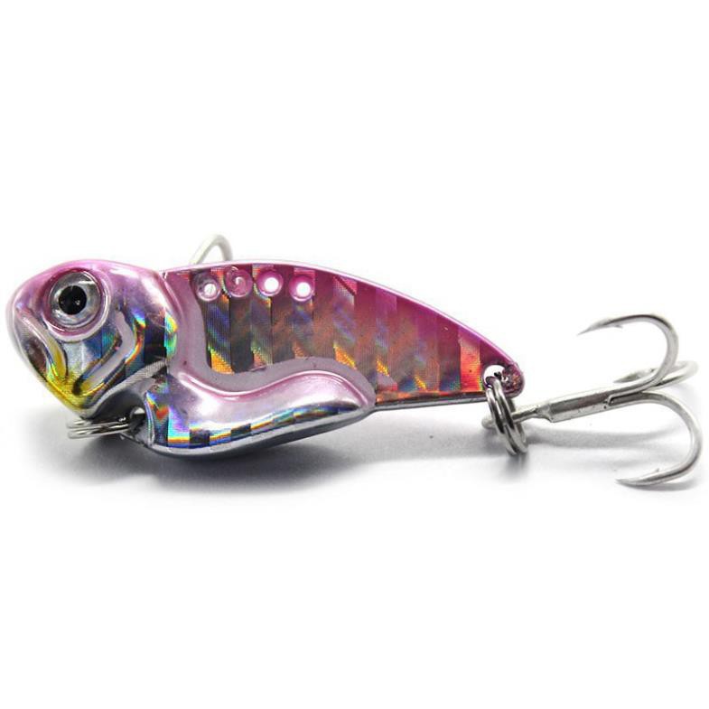 Mồi câu lure cá sắt VIB 7g,12g,14g mồi lure cá lóc, cá chẽm full lưỡi BKK mua 5 con tặng hộp đựng MOI-6