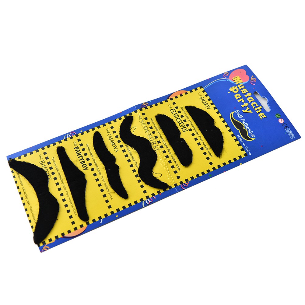 Bộ 6 Râu Giả Hóa Trang Halloween Độc Đáo