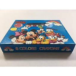 Bộ 8 bút màu Disney Mickey tập tô cho bé - Nhật Bản