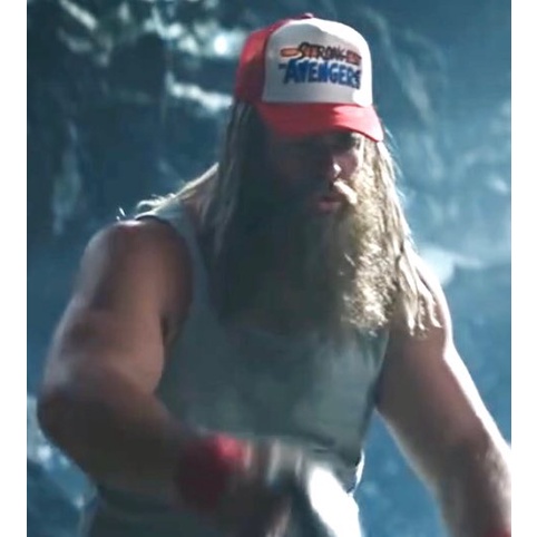 The strongest avenger Mũ Lưỡi Trai Đỏ In Hình thor love and thunder trucker Cho Ngày Của Cha