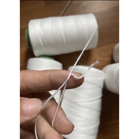 Chỉ khâu bao tải, quấn thịt, xây dựng sợi to, dai, chắc