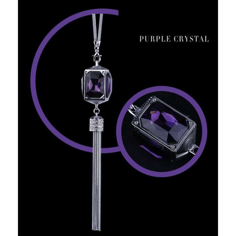 Dây Treo Trang Trí Ô Tô Hình Lập Phương Pha Lê SPW05