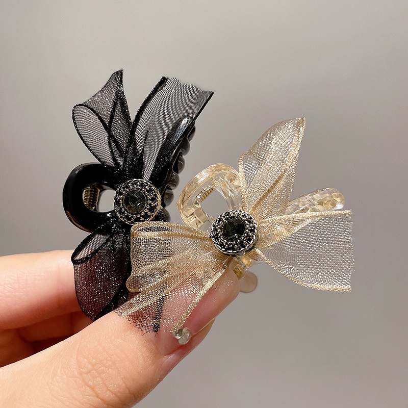 Kẹp Tóc Hình Nơ Hai Mặt Lưới Cá Mập Thời Trang Hàn Quốc Dành Cho Nữ 2022