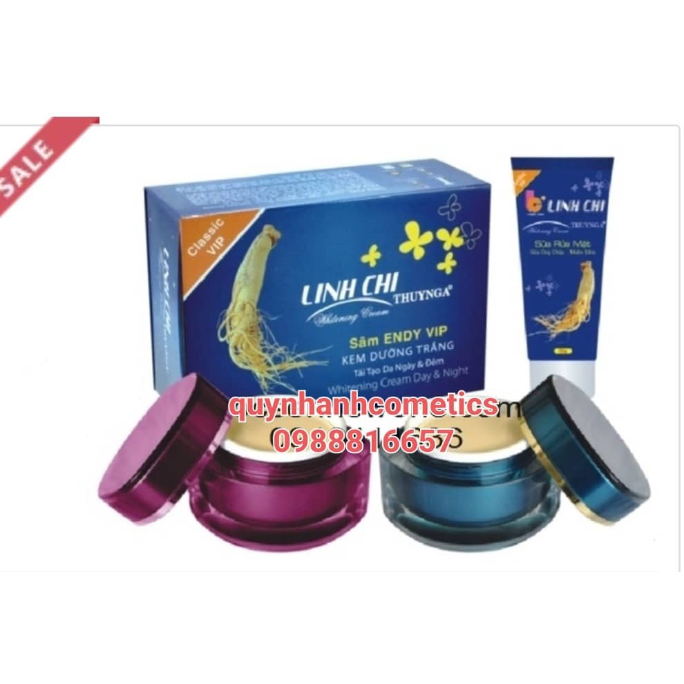 Kem dưỡng trắng da, tái tạo da ngày và đêm Linh Chi Thúy Nga (110g)