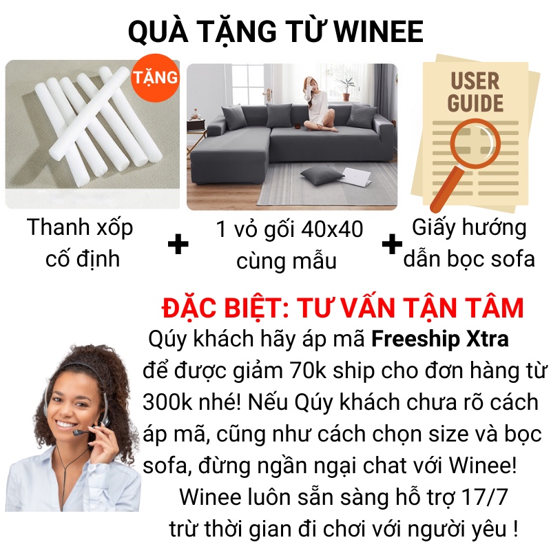 Vải bọc ghế sofa ga bọc sofa chữ L kèm hướng dẫn bọc vải thun sữa mềm mại tặng 1 vỏ gối