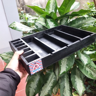 Khay gỗ đựng tông đơ (Gỗ tự nhiên)