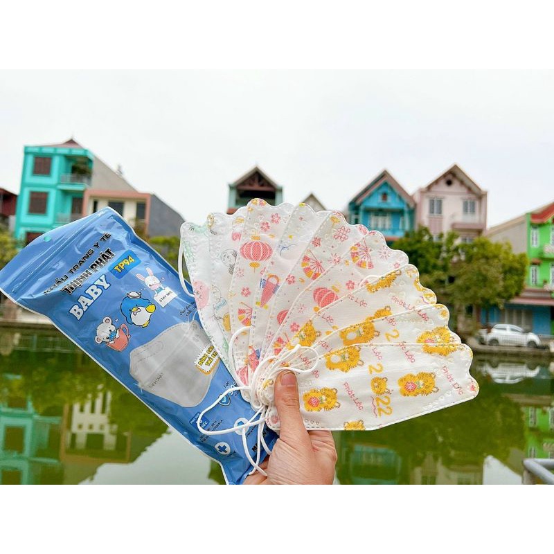 10 KHẨU TRANG 4 LỚP KF94 CHO BÉ