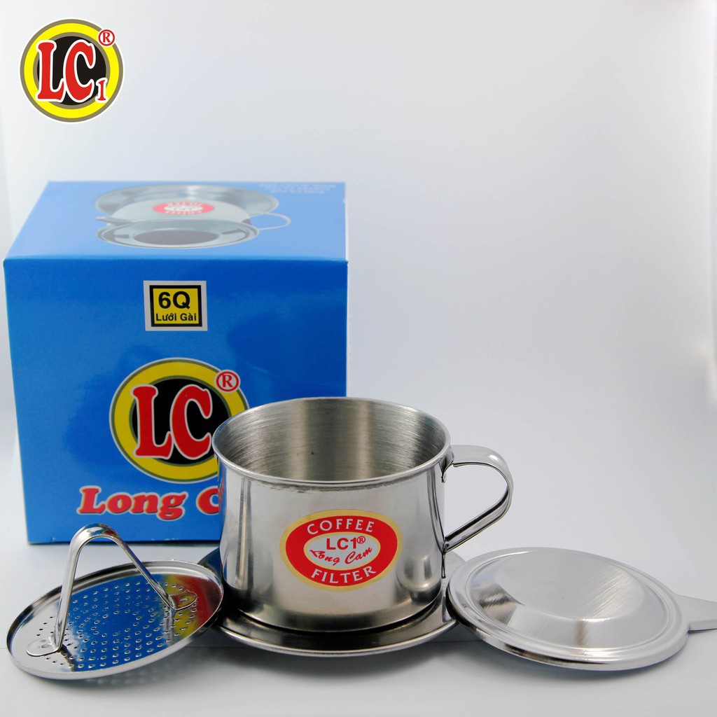 Phin cà phê 6, 7, 8, 9  LC -inox  - coffee jar