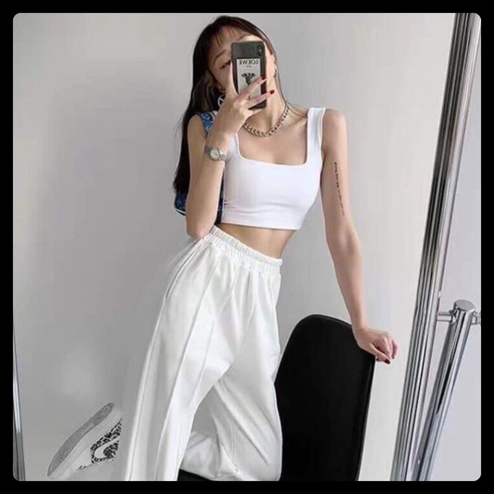 Áo bra nữ thun gân croptop phông trơn body dáng ôm phong cách Hàn Quốc trẻ trung năng động