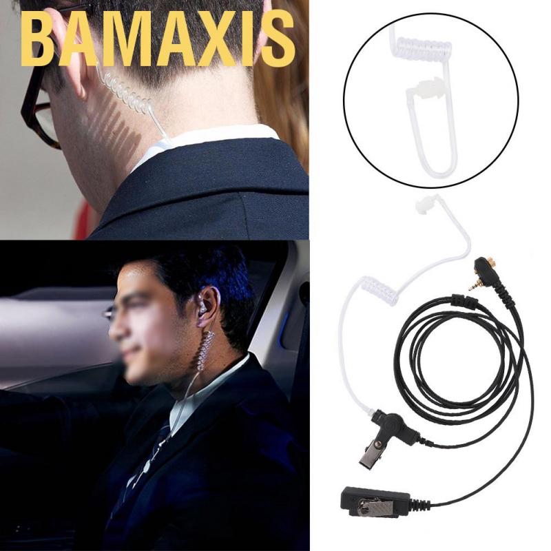 Bamaxis Air Tube Duct PTT Earpiece Headset for Motorola MTH600 MTH650 MTH800 MTH850