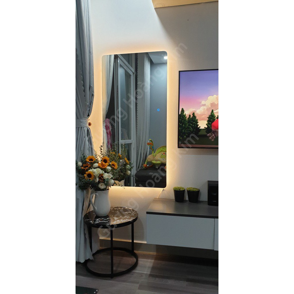 gương led soi toàn thân có cảm ứng thông minh kích thước 60x120 cm - guonghoangkim mirror