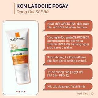 [BILL PHÁP] Kem chống nắng La Roche Posay XL Gel vạch xanh lá