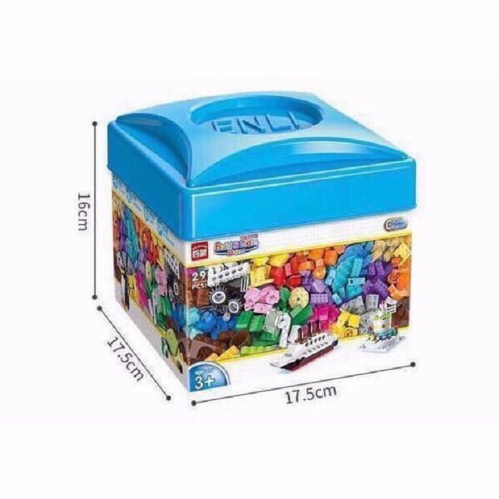 Bộ Lego, Lego Xếp Hình Hộp Vuông 460 Chi Tiết