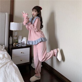 (Order) Bộ đồ ngủ mùa đông nữ