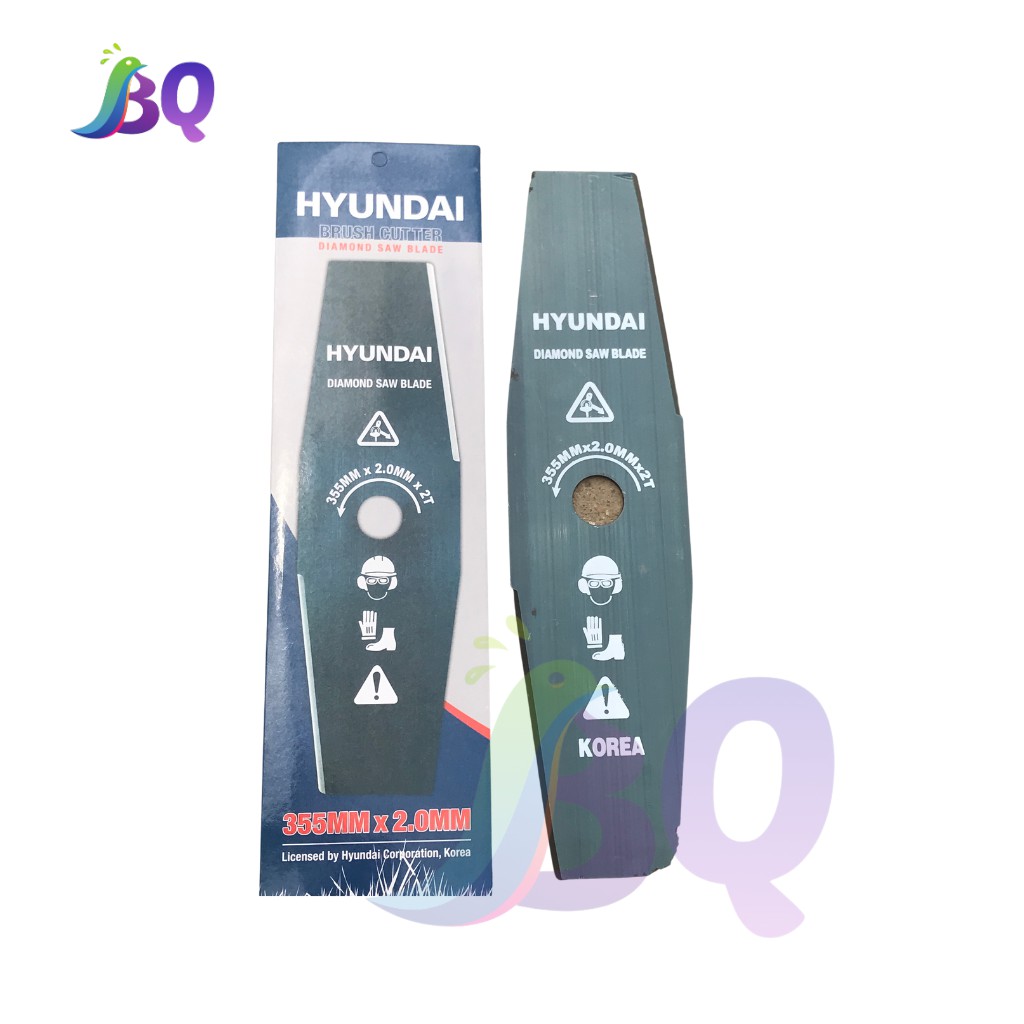 Lưỡi Cắt Cỏ Dao Cắt Cỏ HYUNDAI KOREA 355mm dày 2.0 mm lưỡi sắc bén thép hợp kim