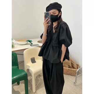 kumivn áo babydoll cổ V dáng xinh