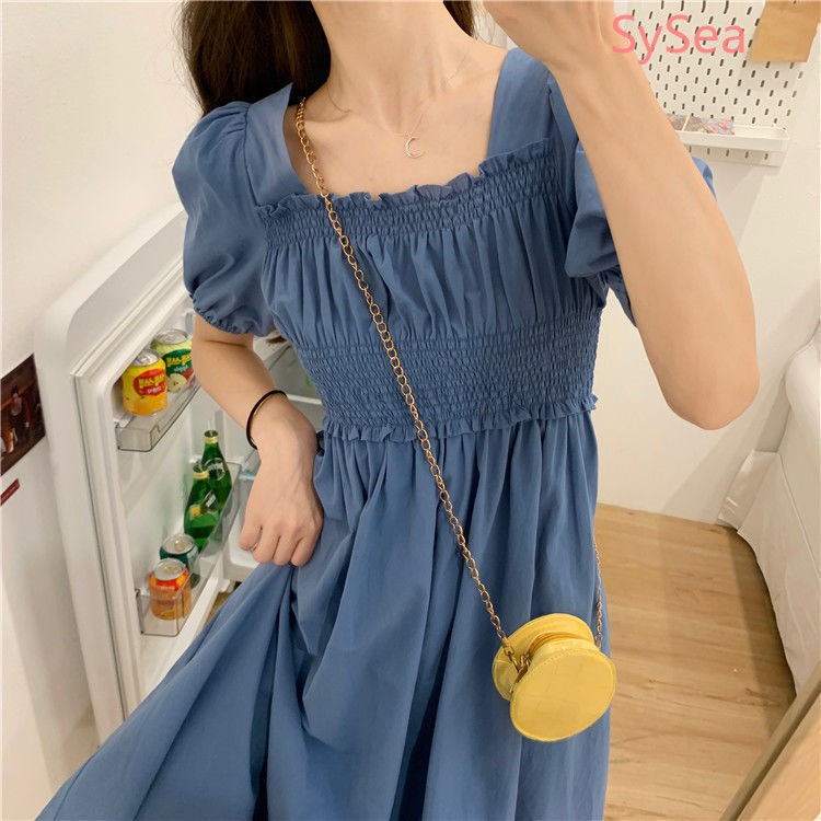 Đầm Tay Ngắn Phong Cách Retro | BigBuy360 - bigbuy360.vn