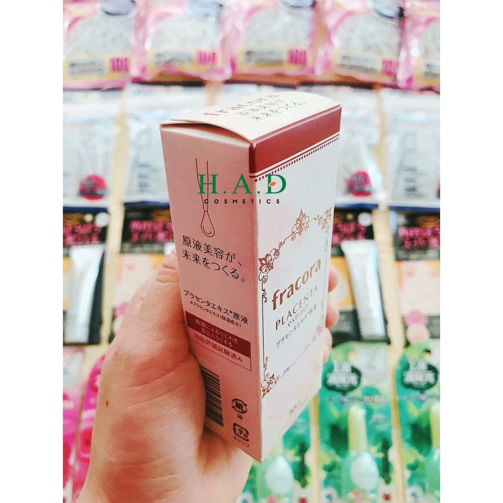 SERUM DƯỠNG DA FRACORA PLACENTA EXTRACT CHAI 30ML