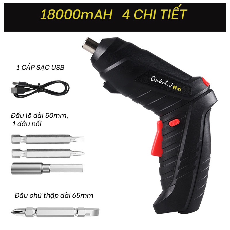 Máy Khoan Điện Cầm Tay Không Dây, Máy Nhiều Mũi Khoan Thay Thế Đa Năng, Công Suất Mạnh Mẽ, Thời Gian Pin Dùng Lâu