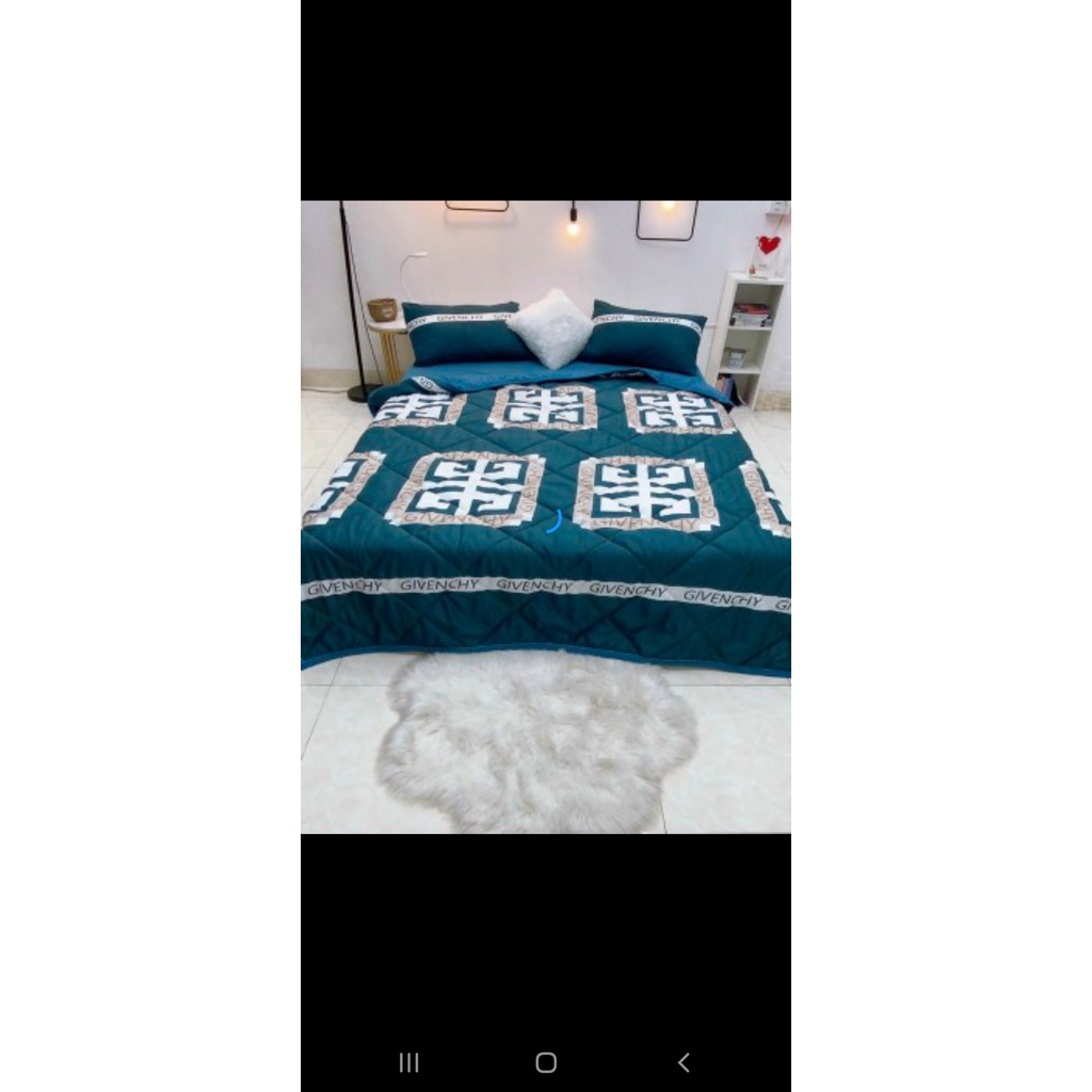 Bộ chăn hè, ga gối đũi 5 món