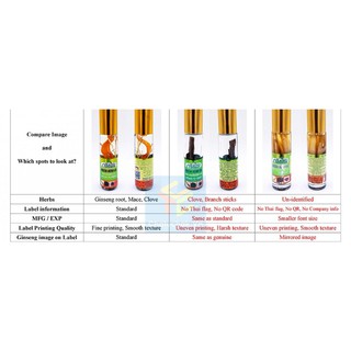 Dầu Gió Lăn Nhân Sâm Ginseng Green Herb Oil