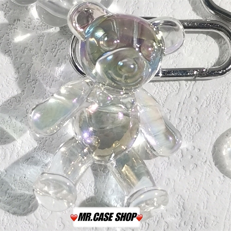 Móc khóa hình gấu pha lê lấp lánh đáng yêu dùng trang trí ,bear, butterfly -Mr.Case