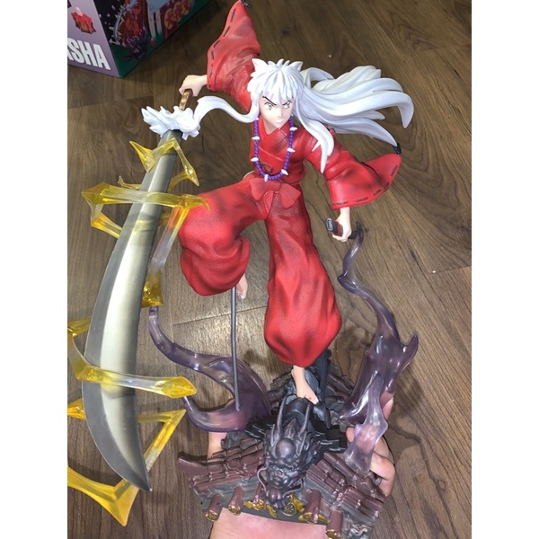 Mô hình Inuyasha chất lượng cao hiệu ứng chiến đấu 36cm