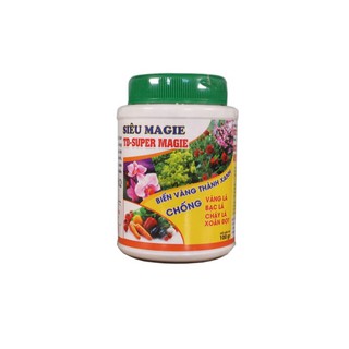 Siêu Mg- Super Magie- Thiên Di biến vàng thành xanh. chống vàng lá, bạc lá, cháy lá, xoắn đọt lọ 100g