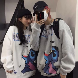 Áo nỉ unisex áo hoodie đôi dài tay stitch [ORDER 7-12n] ảnh thật ở cuối